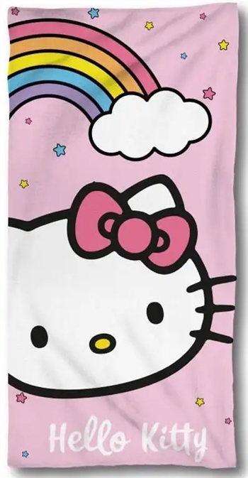 Billede af Badehåndklæde Hello Kitty - 70x140 cm - 100% Bomuld